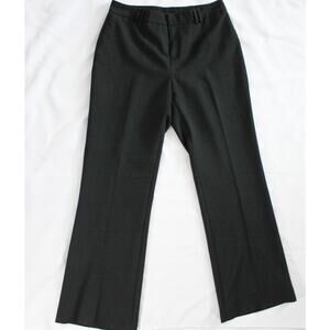 INC International Concepts Black Wide Leg Dress Pants Size 4 Work Trousers